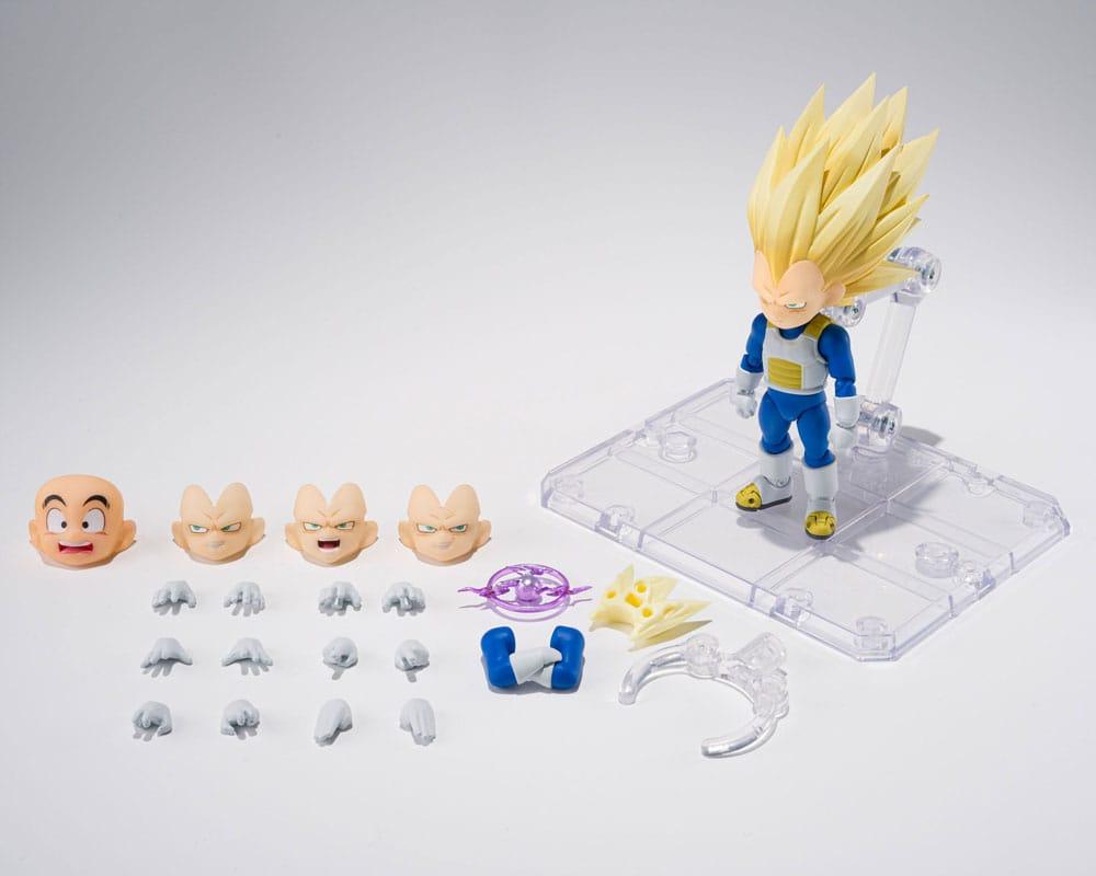 DRAGON BALL DAIMA - Super Saiyan 3 Mini Vegeta -Fig. S.H. Figuarts 8cm - 6