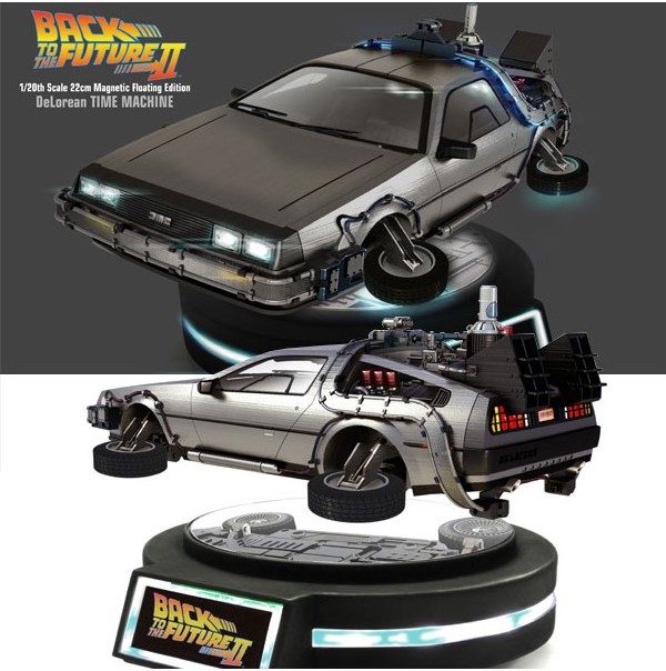 BACK TO THE FUTURE Delorean II Edition flottante magnétique