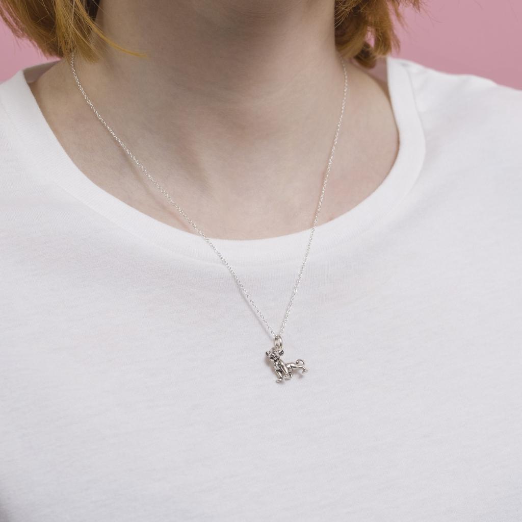 ROI LION - Simba 3D - Collier en Argent Sterling - 2