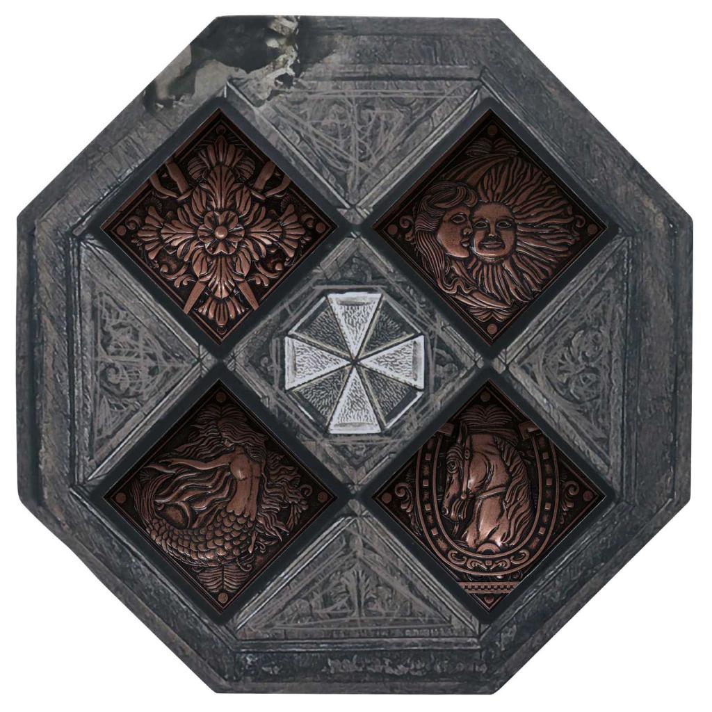 RESIDENT EVIL VIII - Set 4 Medaillon House Crest - Edition Limitée - 3