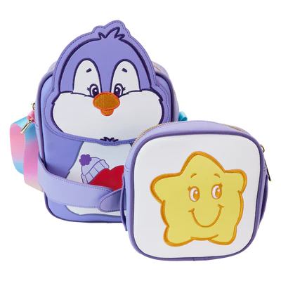 LES BISOUNOURS -Cousins Cozy Heart Penguin -Sac Crossbuddies Loungefly - 3