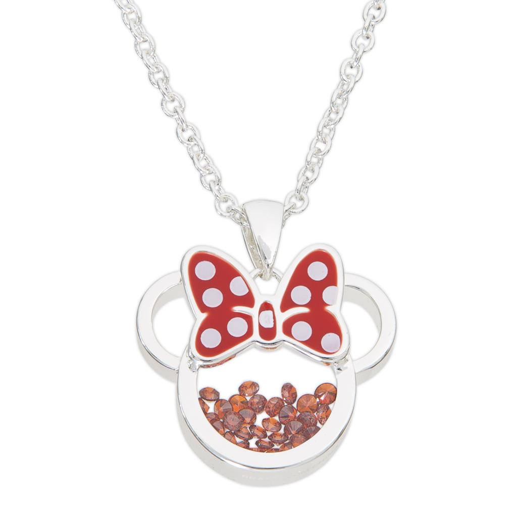 MINNIE - Collier Anniversaire en Laiton Plaqué Argent - Janvier - 2