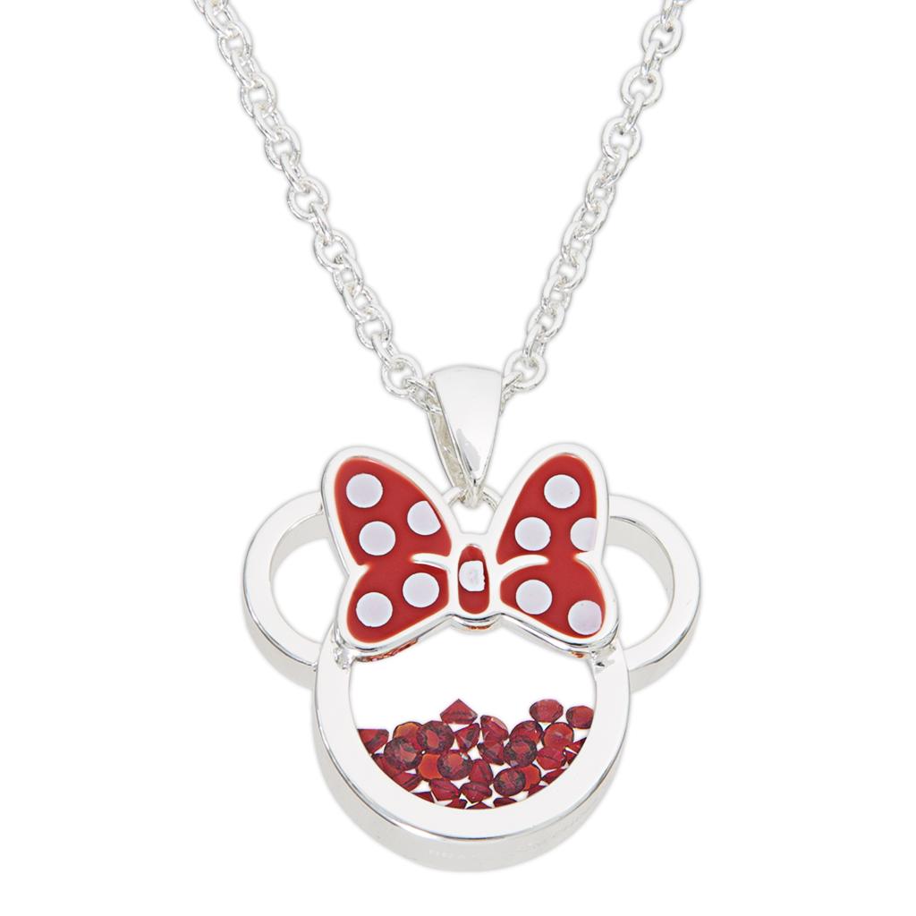 MINNIE - Collier Anniversaire en Laiton Plaqué Argent - Juillet - 2