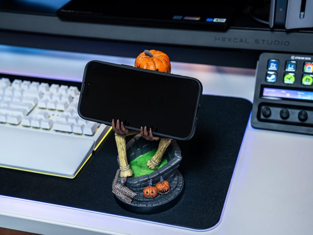 NIGHTMARE BEFORE XMAS - Pumpkin - Controller & Phone Support - 20cm - 3