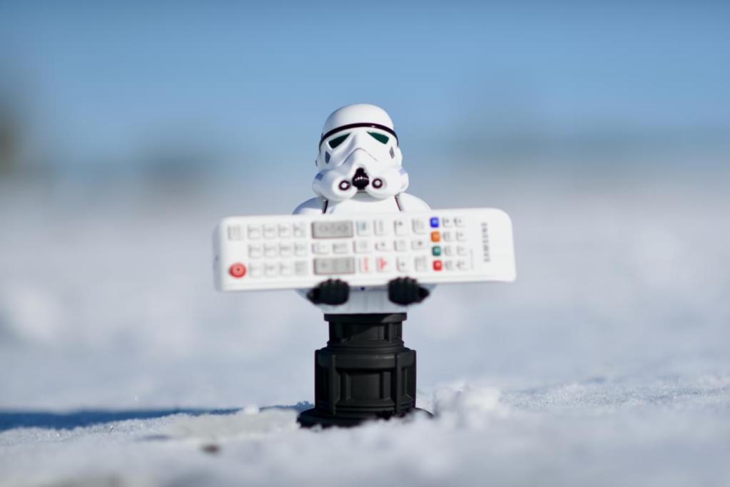 STAR WARS - Stormtrooper - Support Manette & Portable - 20cm - 3