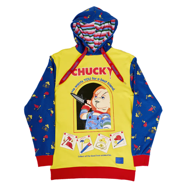 CHILDS PLAY Chucky Hoodie Unisex Loungefly (S) ShopForGeek