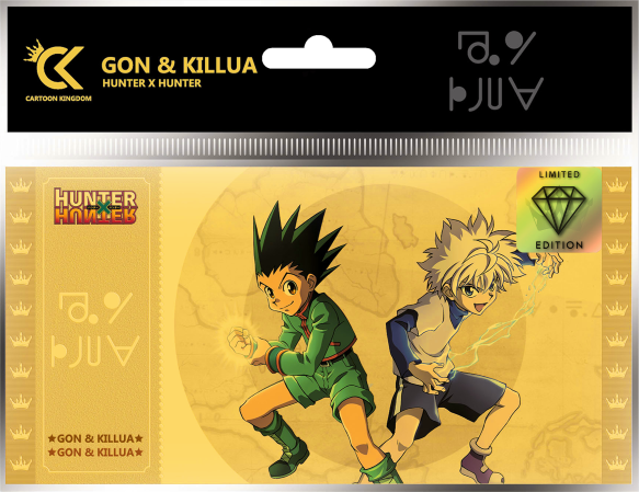 HUNTER X HUNTER Gon Killua Golden Ticket Limited Edition