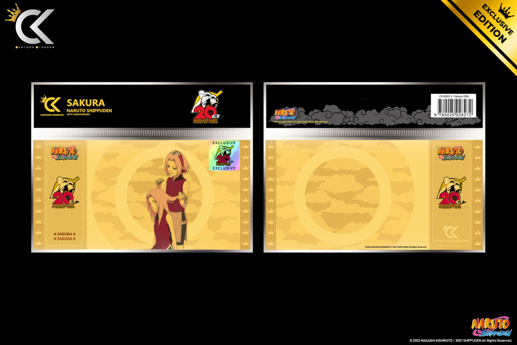 NARUTO SHIPPUDEN - Sakura - Golden Ticket 20ème Anniversaire - 2
