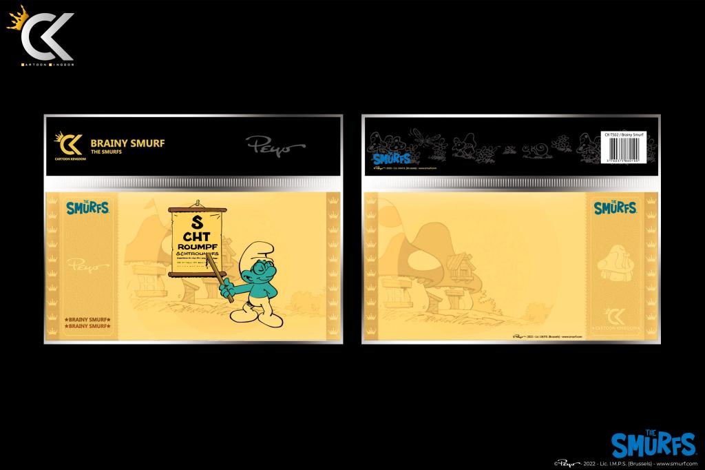LES SCHTROUMPFS - Le Schtroumpf à lunettes - Golden Ticket - 2