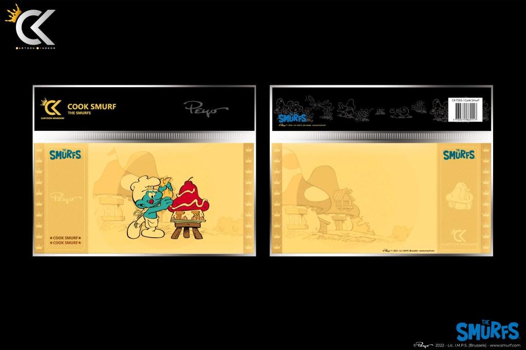 LES SCHTROUMPFS - Le Schtroumpf Cuisinier - Golden Ticket - 2