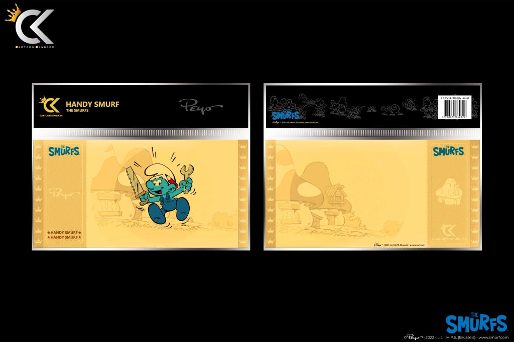 LES SCHTROUMPFS - Le Schtroumpf Bricoleur - Golden Ticket - 2