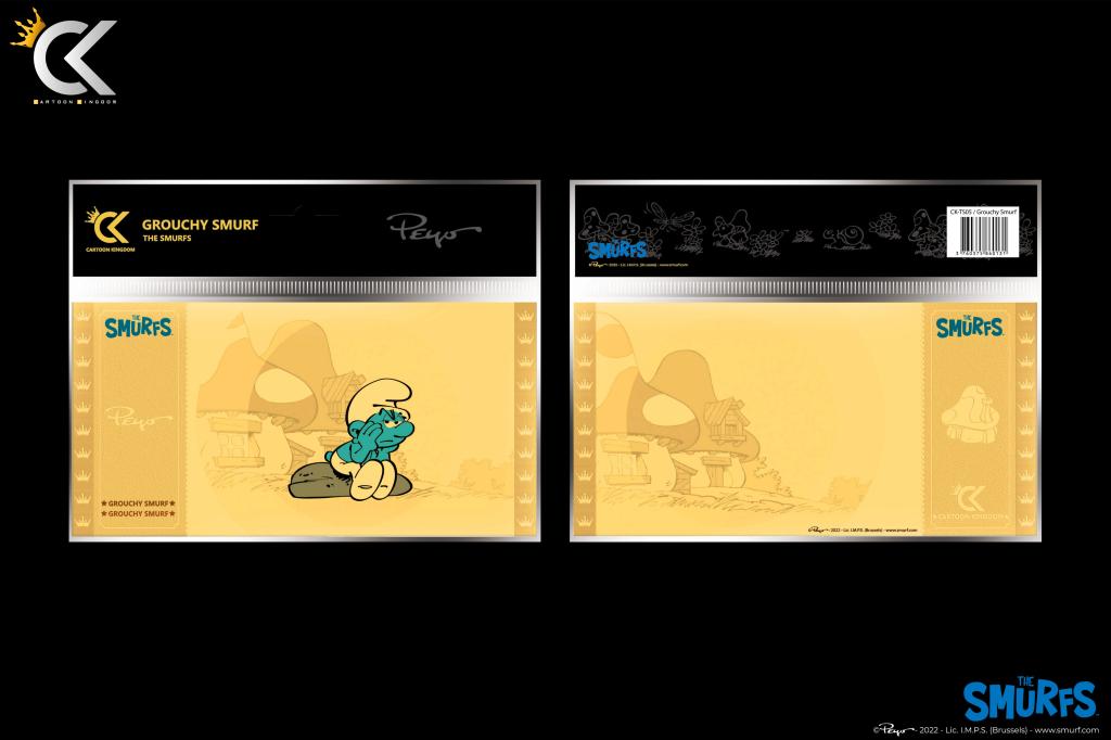 LES SCHTROUMPFS - Le Schtroumpf Grognon - Golden Ticket - 2
