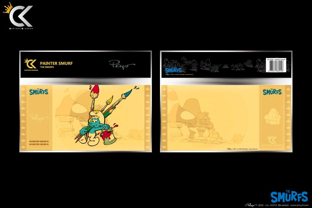 LES SCHTROUMPFS - Le Schtroumpf Peintre - Golden Ticket - 2