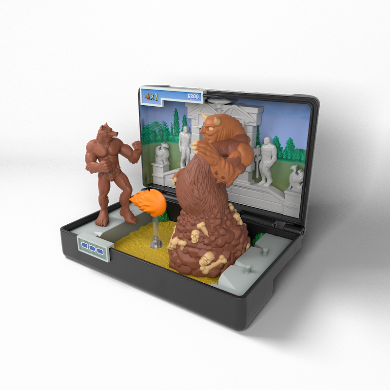 CONSOLE HEROES - Mega Drive Altered Beast - Statue 7cm - 5