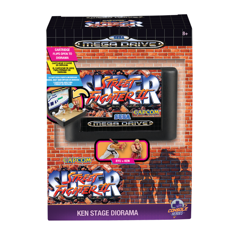 CONSOLE HEROES - Mega Drive Street Fighter 2 - Statue 7cm - 2