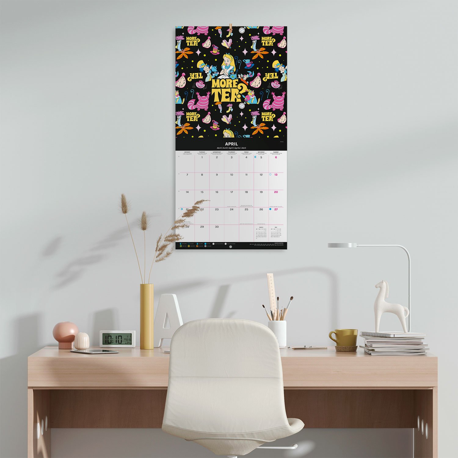 BEMS ALICE IN WONDERLAND Wall Calendar 2025