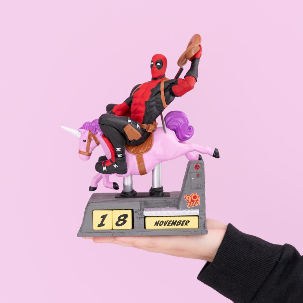 DEADPOOL - Unicorn - Resin 3D Perpetual Calendar - 3