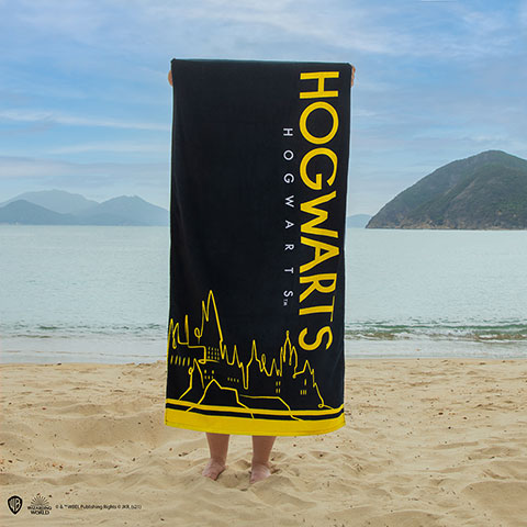 HARRY POTTER - Hogwarts - Beach Towel 100% cotton '70x140cm'_IMAGE_1