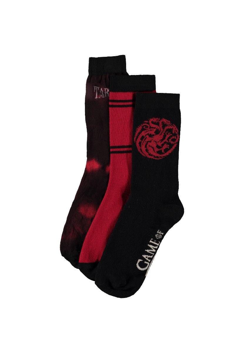 HOUSE OF THE DRAGON - Pack de 3 paires de chaussettes Homme (T43/46) - 2