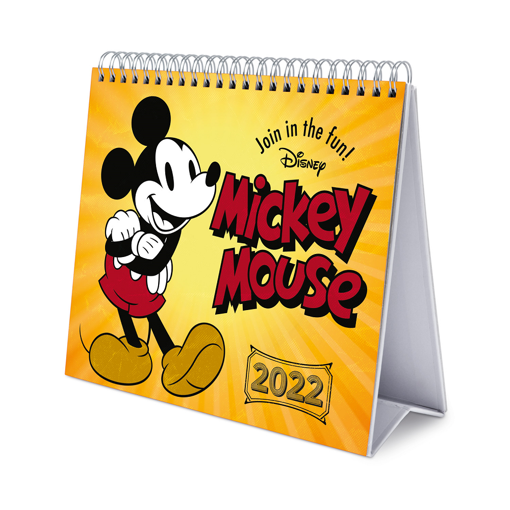 ShopForGeek | DISNEY - Mickey - Calendrier de bureau 2022 '17x20cm ShopForGeek | DISNEY - Mickey - Calendrier de bureau 2022 '17x20cm