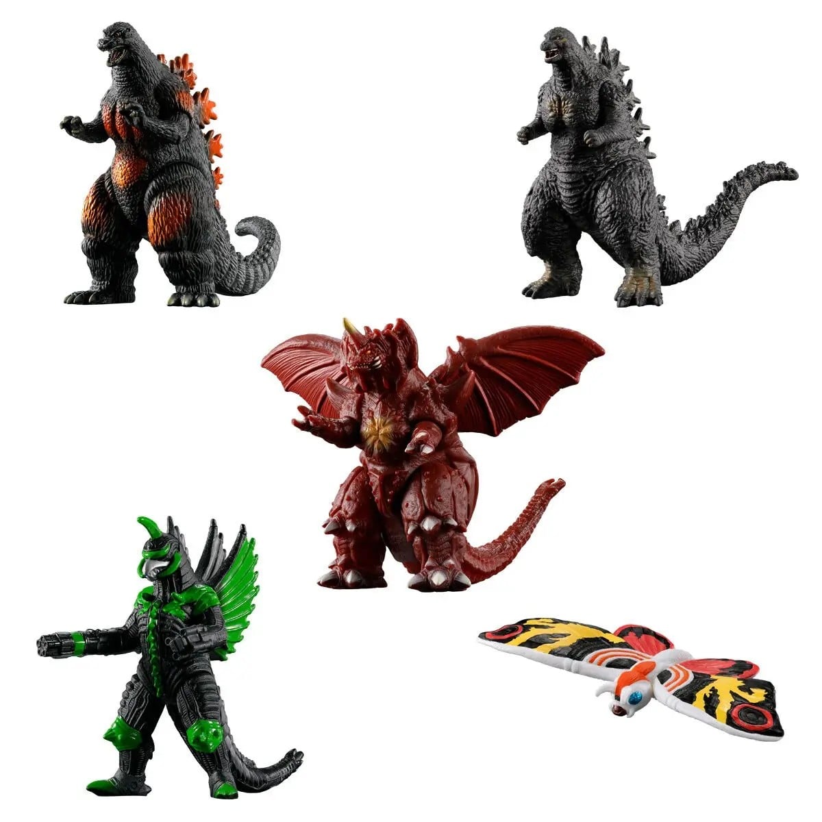 GODZILLA - Striking Encyclopedia -  Assortiment 8 Figurine 8cm