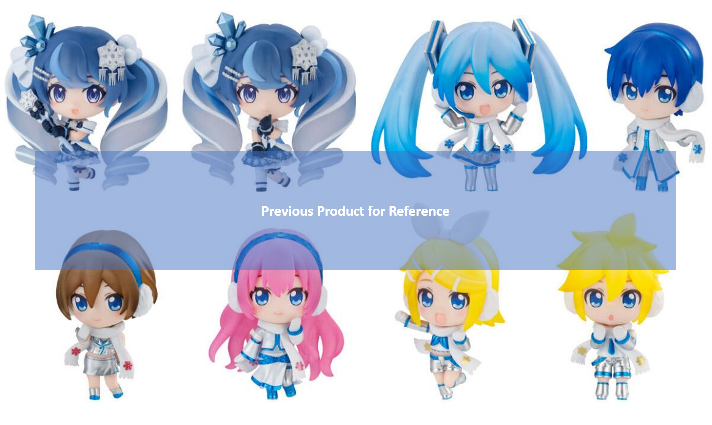 HATSUNE MIKU - Snow Miku 2026 Collection -  Assortiment 8 Figurine 5cm
