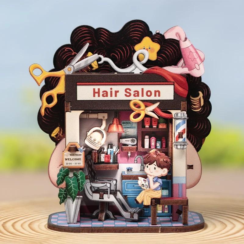 TALEBOX CORNER - Mini House Kit - Hair Salon - 53pc - 2