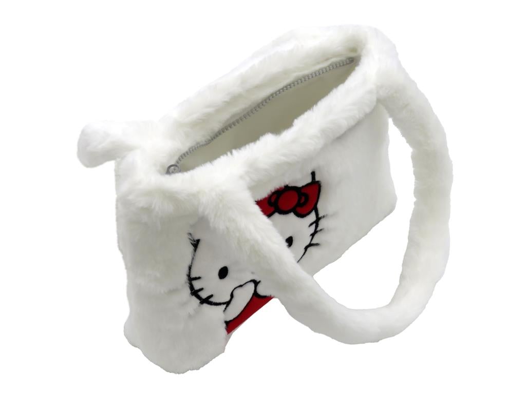 HELLO KITTY - Sac à Main Fourrure - Small 26x17x7cm - 2