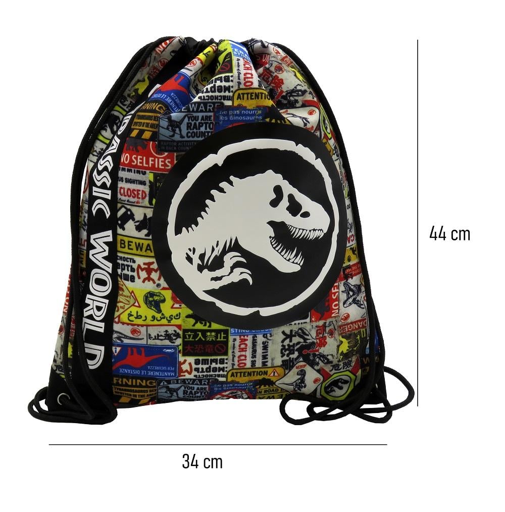 JURASSIC WORLD - Sac de Gym '34x44x2cm' - 6