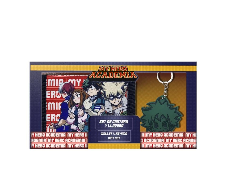 MY HERO ACADEMIA - Set of Wallet + Rubber Keyring - 2 Pc. - 2