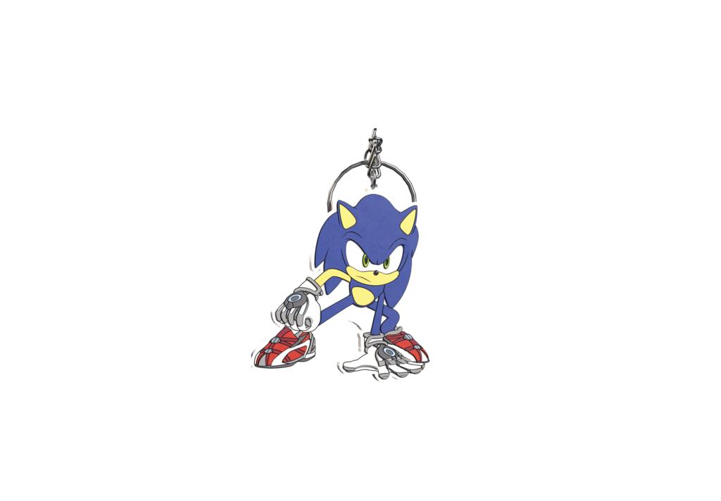 SONIC - Box Cadeau- Set Portefeuille + Porte-Clés en Caoutchouc- 2 Pc. - 4