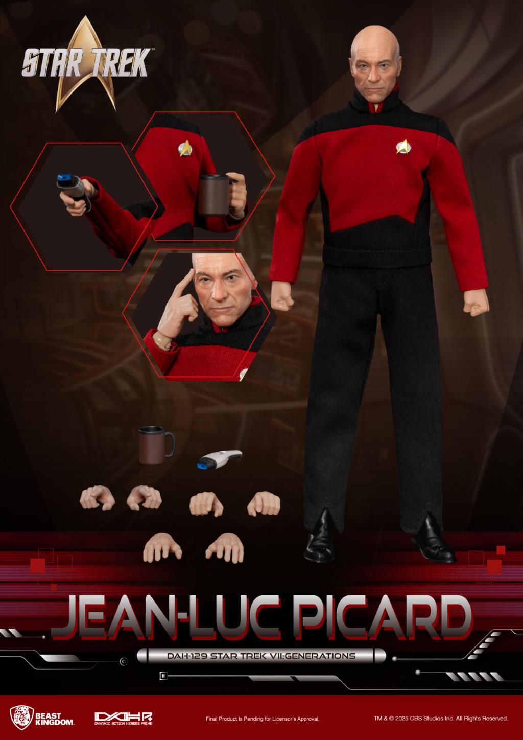 STAR TREK GENERATIONS - Jen-Luc Picard - Figure 20.5cm - 5