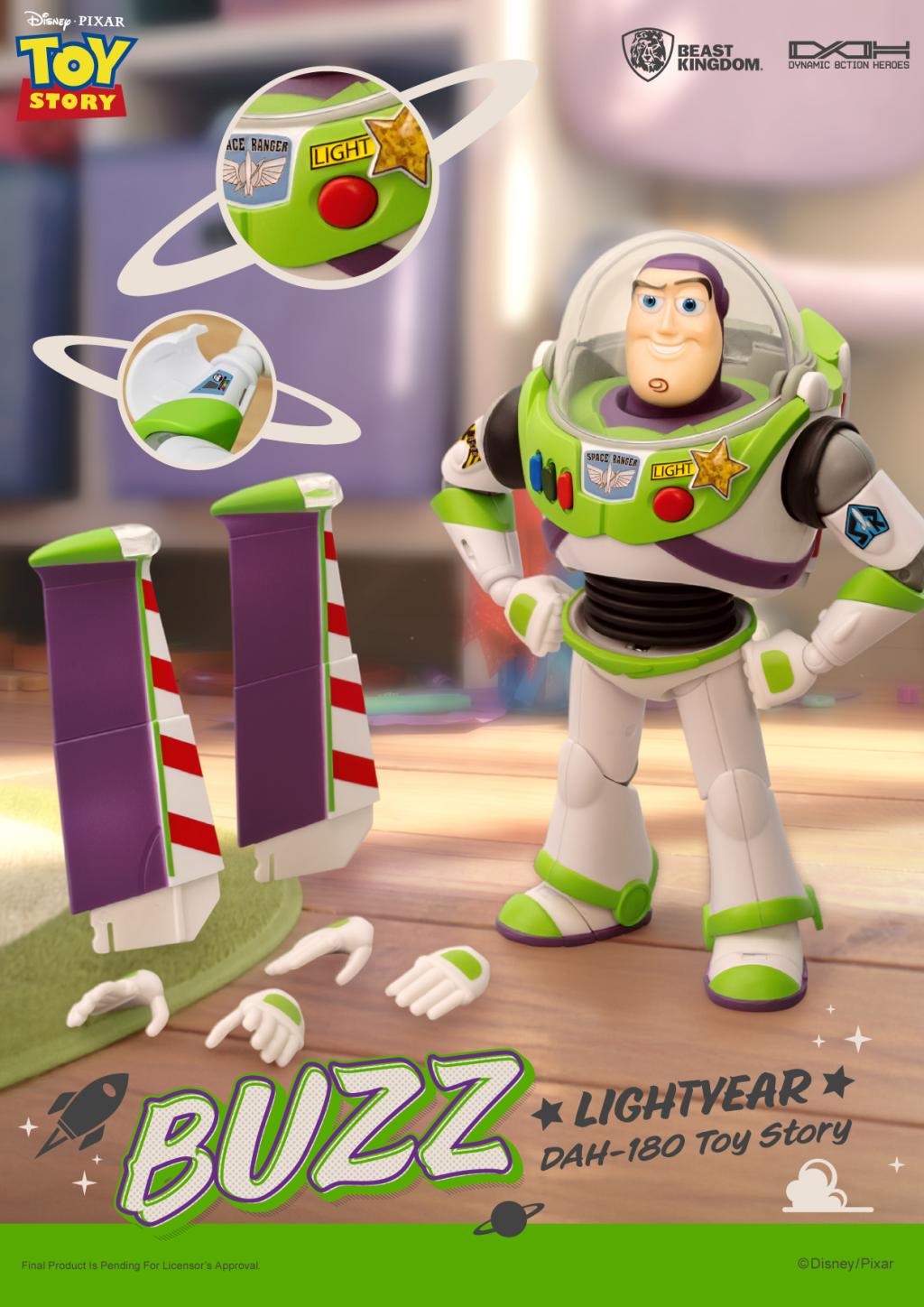 TOY STORY - Buzz L'Eclair - Dynamic Action Heroes 23.8cm - 5