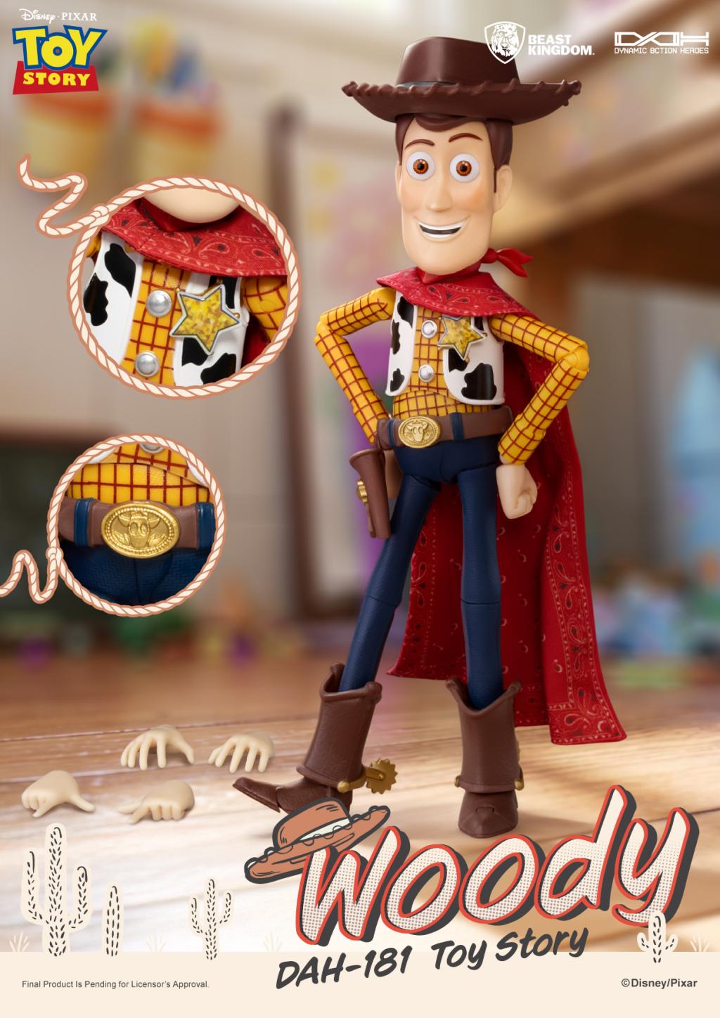 TOY STORY - Woody - Dynamic Action Heroes 23cm - 5