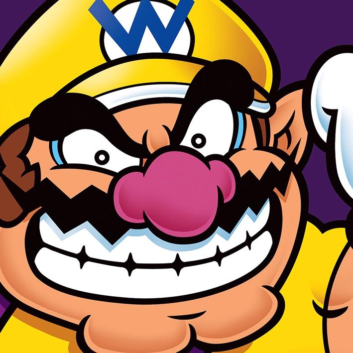NINTENDO Canvas 40X40 '18mm' Super Mario Wario