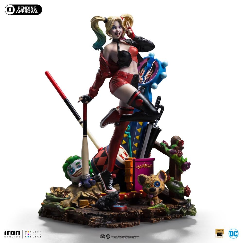 DC COMICS Harley Quinn Statue Art Scale 1/10 Deluxe 22cm