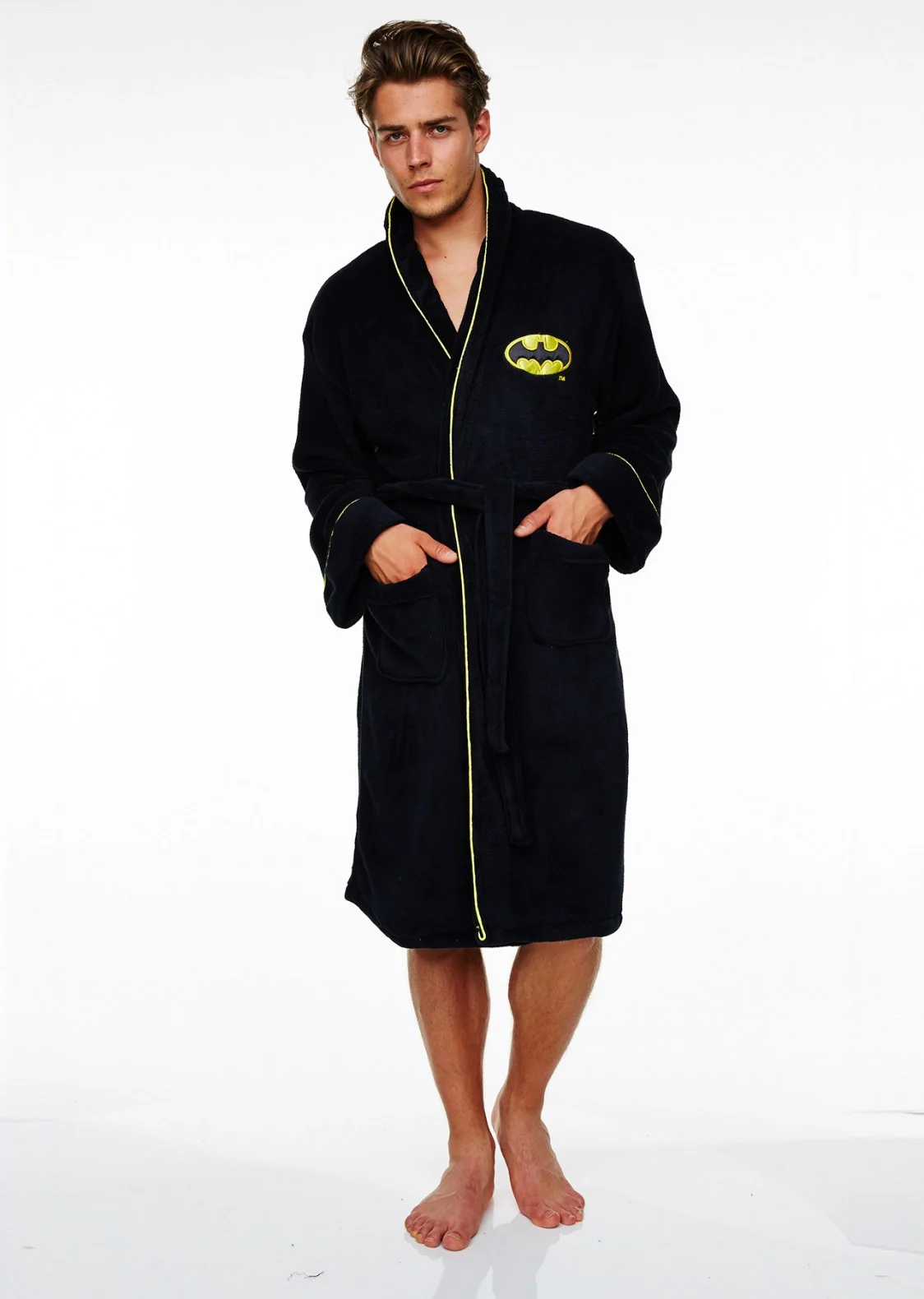 DC COMICS - Bathrobe - Logo Batman - Adulte - Taille Unique_IMAGE_1