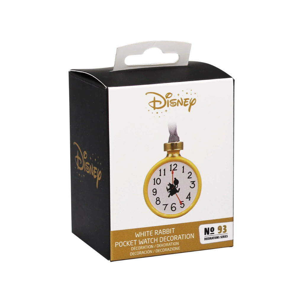 ALICE AU PAYS DES MERVEILLES - Montre Doré - Décoration - 3