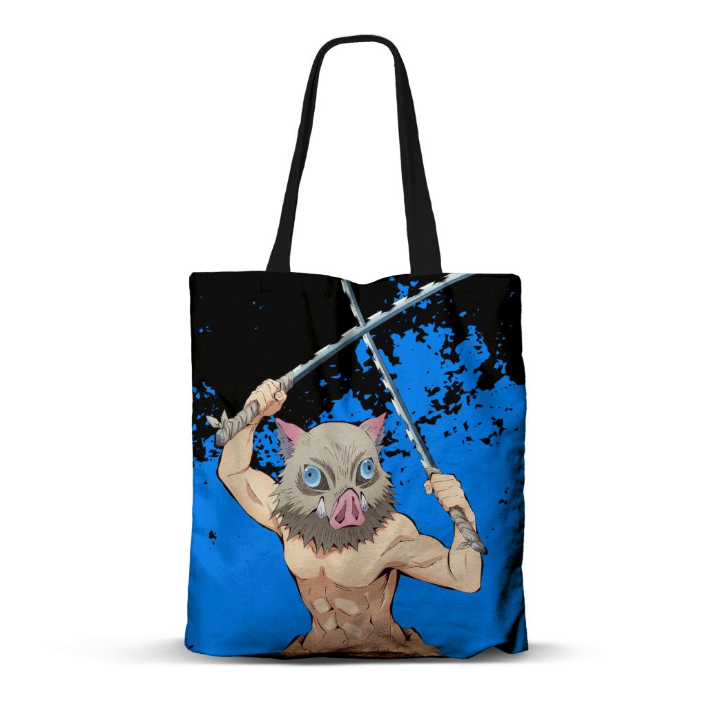 DEMON SLAYER - Inasuke Hashibira - Premium Tote Bag '40x33x1cm' - 2