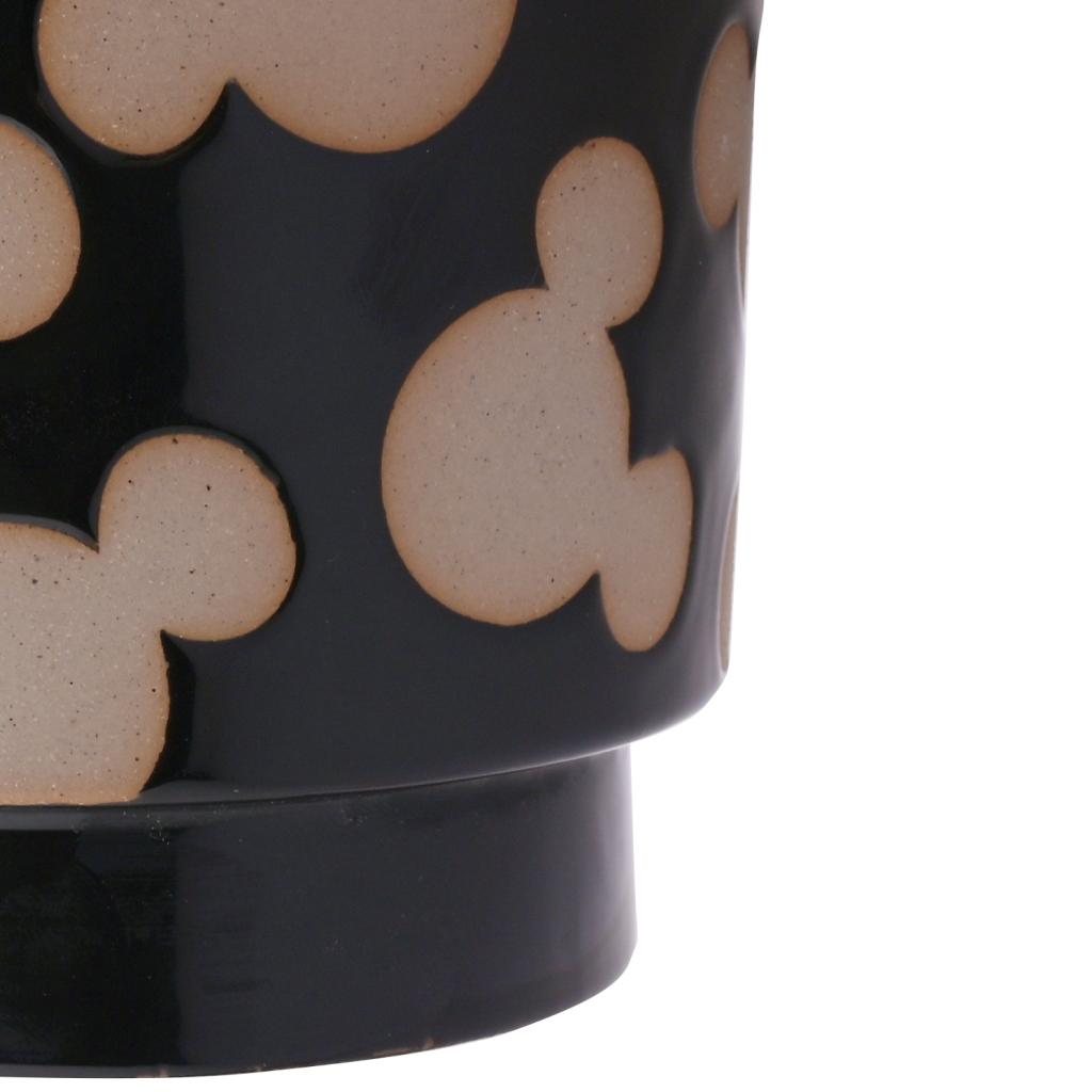MICKEY - Shapes - Black&White - Pot + Fausse Plante - 2