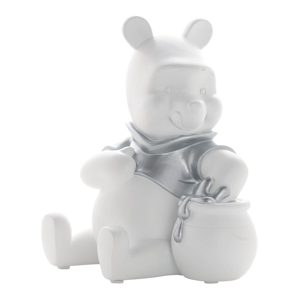 DISNEY - 'White&Silver' - Winnie L'Ourson - Tirelire - 20cm - 2