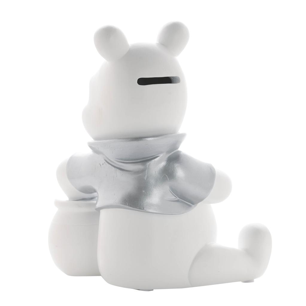 DISNEY - 'White&Silver' - Winnie L'Ourson - Tirelire - 20cm - 3