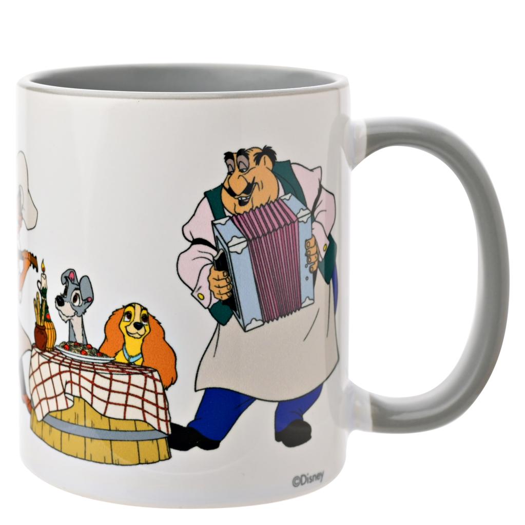 DISNEY - La Belle & Le Clochard - Mug Interieur Coloré - 325ml - 3