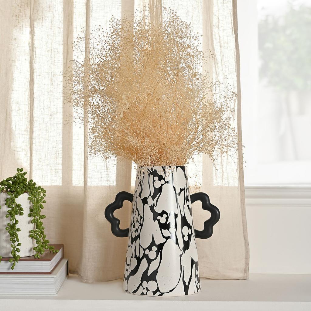 MICKEY - Shapes - Black&White - Vase Large avec Anses - 2