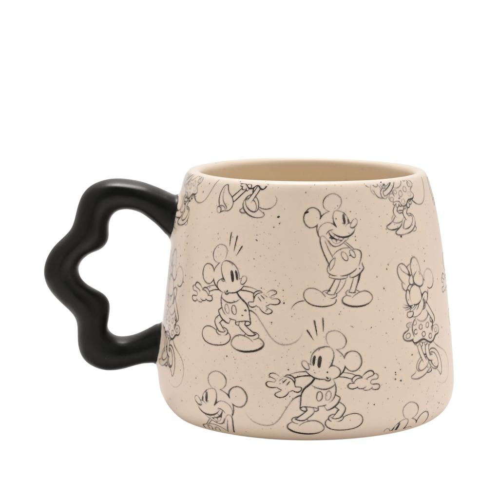 MICKEY & MINNIE - Shapes - Black&White - Mug 3D - 2