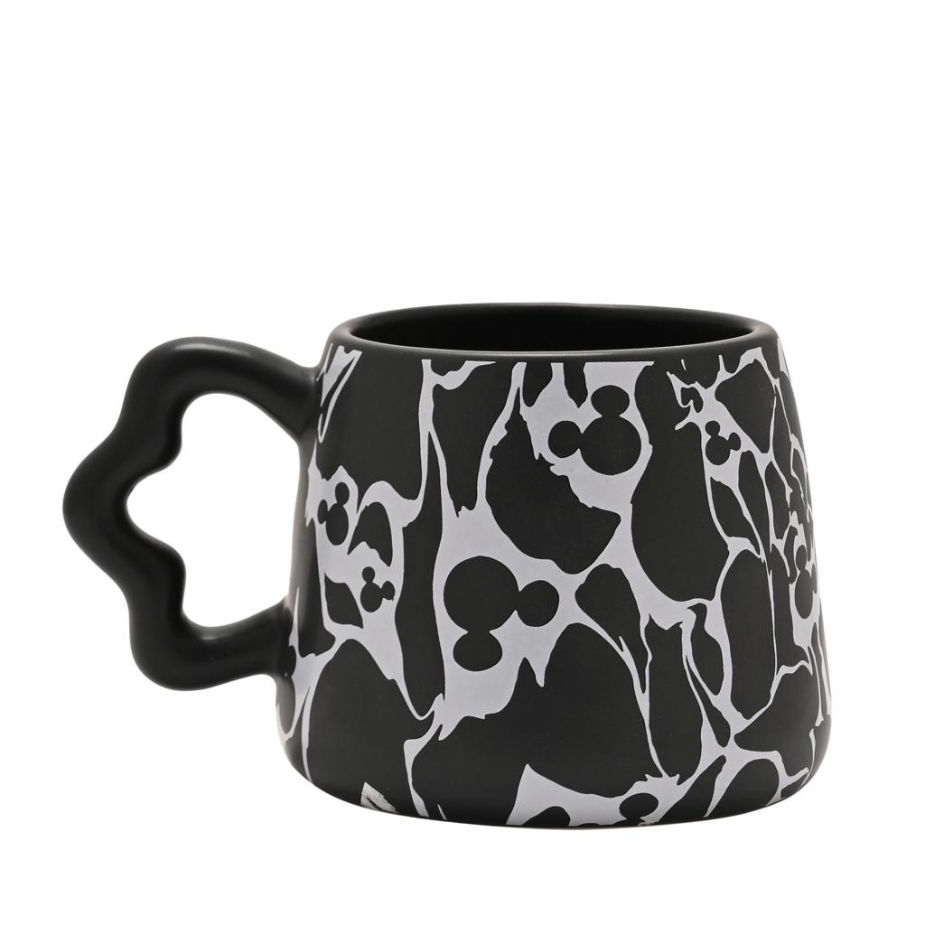 MICKEY - Shapes - Black&White - Effet Craquelé - Mug 3D - 2
