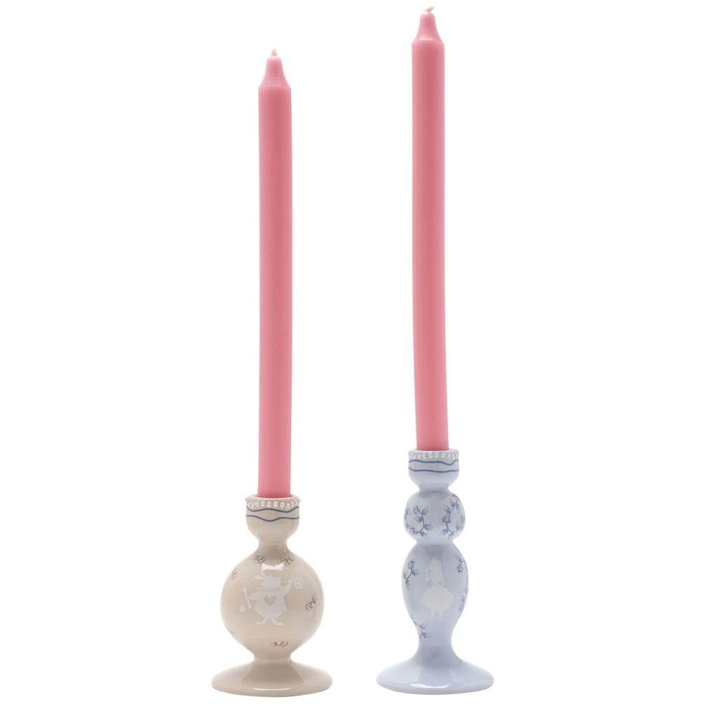 ALICE AUX PAYS DES MERVEILLES - Duo - 2 Porte-Bougies - 3