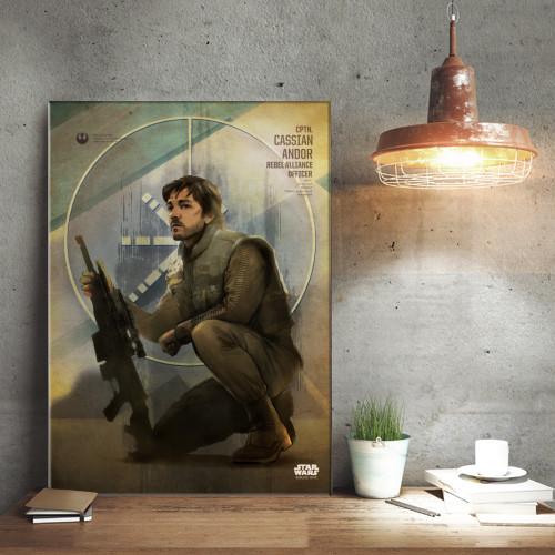 ROGUE ONE KEY FORCES - Magnetic Metal Poster 45x32 - Cassian Andor - 3