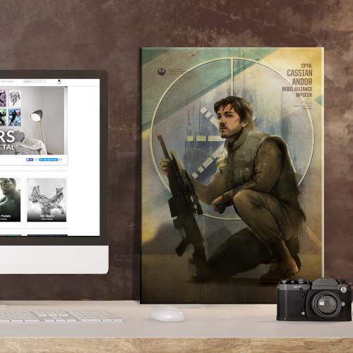 ROGUE ONE KEY FORCES - Magnetic Metal Poster 45x32 - Cassian Andor - 4
