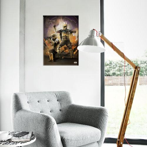 ROGUE ONE KEY FORCES - Magnetic Metal Poster 45x32 - Scarif Trooper - 2